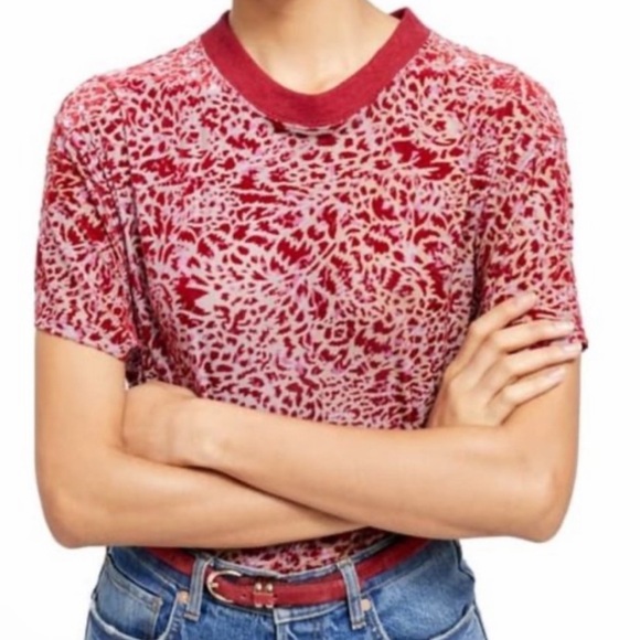 Free People (We The Free ) Velour Top Size Medium - Picture 9 of 15